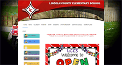 Desktop Screenshot of lces.lincolncountyschools.org