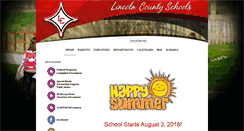Desktop Screenshot of lincolncountyschools.org